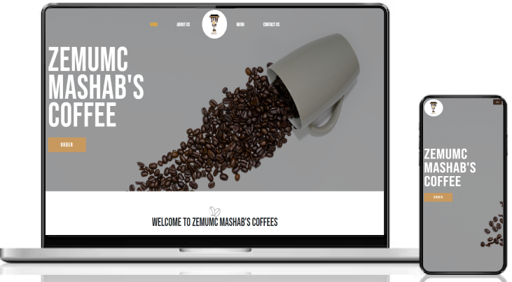 Mashab's coffee website